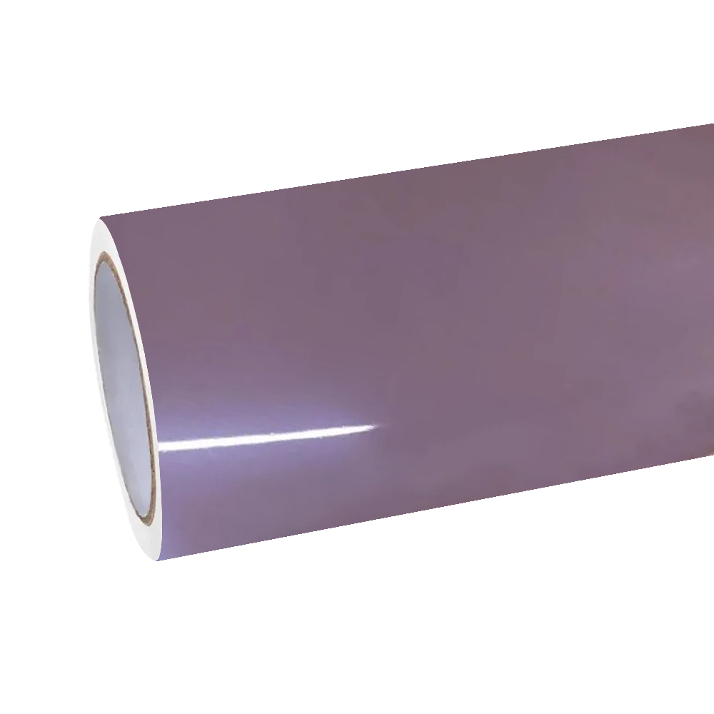 Gloss Metallic Latte Purple Car Vinyl Wrap PET