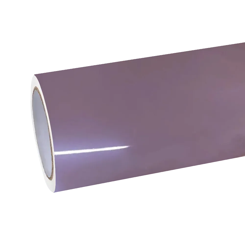 Gloss Metallic Latte Purple Car Vinyl Wrap PET