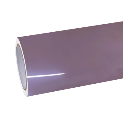 Gloss Metallic Latte Purple Car Vinyl Wrap PET 01