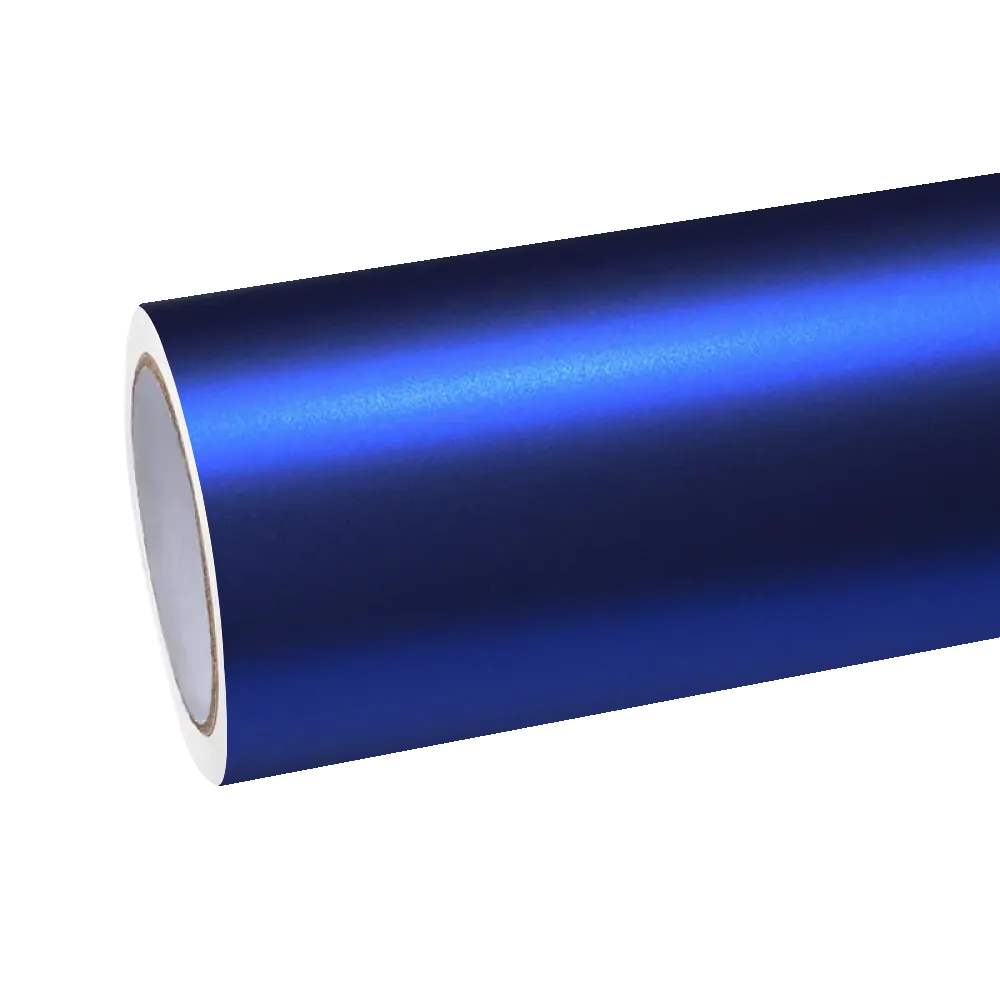Matte Chrome Klein Blue Car Vinyl Wrap PET