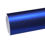 Matte Chrome Klein Blue Car Vinyl Wrap PET