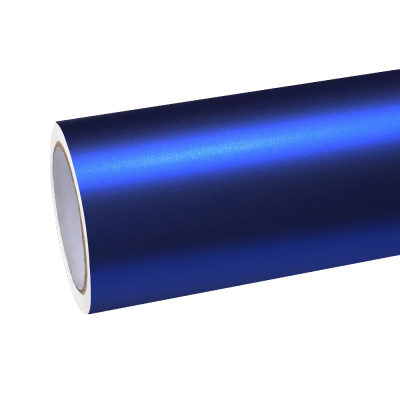 Matte Chrome Klein Blue Car Vinyl Wrap PET 01