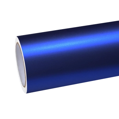 Matte Chrome Klein Blue Car Vinyl Wrap PET 01