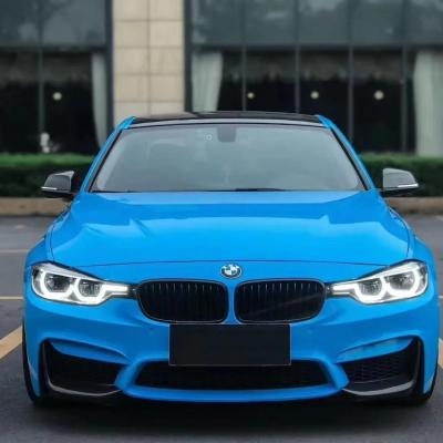 Gloss Crystal Sky Blue Car Viny Wrap PET 02