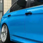 Gloss Crystal Sky Blue Car Viny Wrap PET