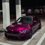 Gloss Metallic Passionate Purple Car Vinyl Wrap PET | Pearl Purple Vinyl Wrap