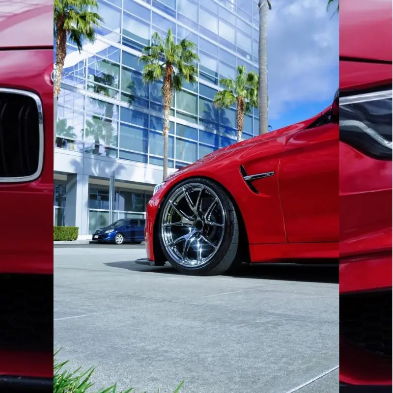 Gloss Metallic Vampire Red Car Vinyl Wrap