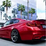 Gloss Metallic Vampire Red Car Vinyl Wrap