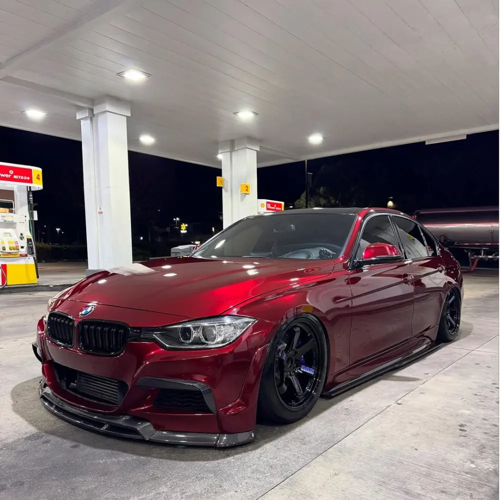 Ultra Glossy Liquid Dragon Red Car Vinyl Wrap PET