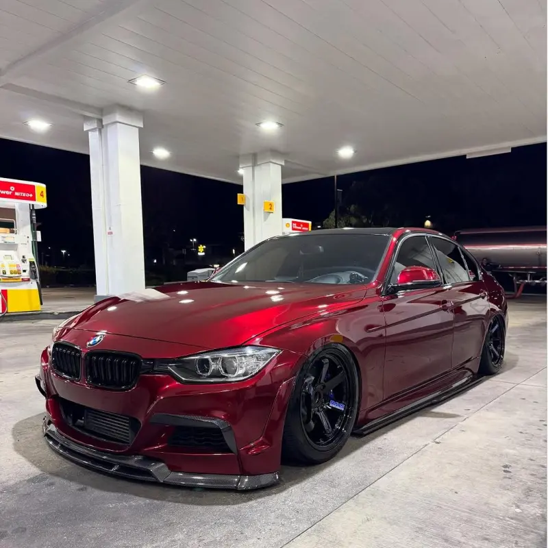 Ultra Glossy Liquid Dragon Red Car Vinyl Wrap PET