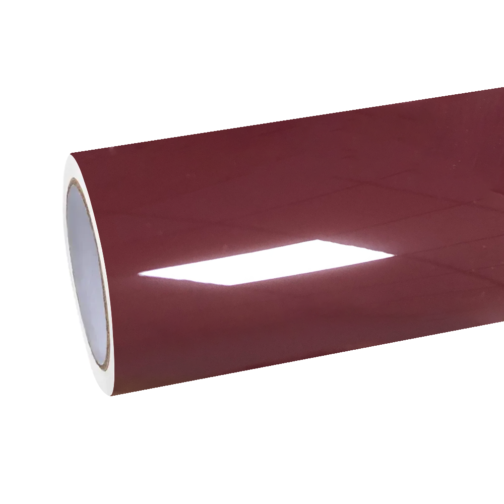 Gloss Metallic Ancora Red Car Vinyl Wrap PET