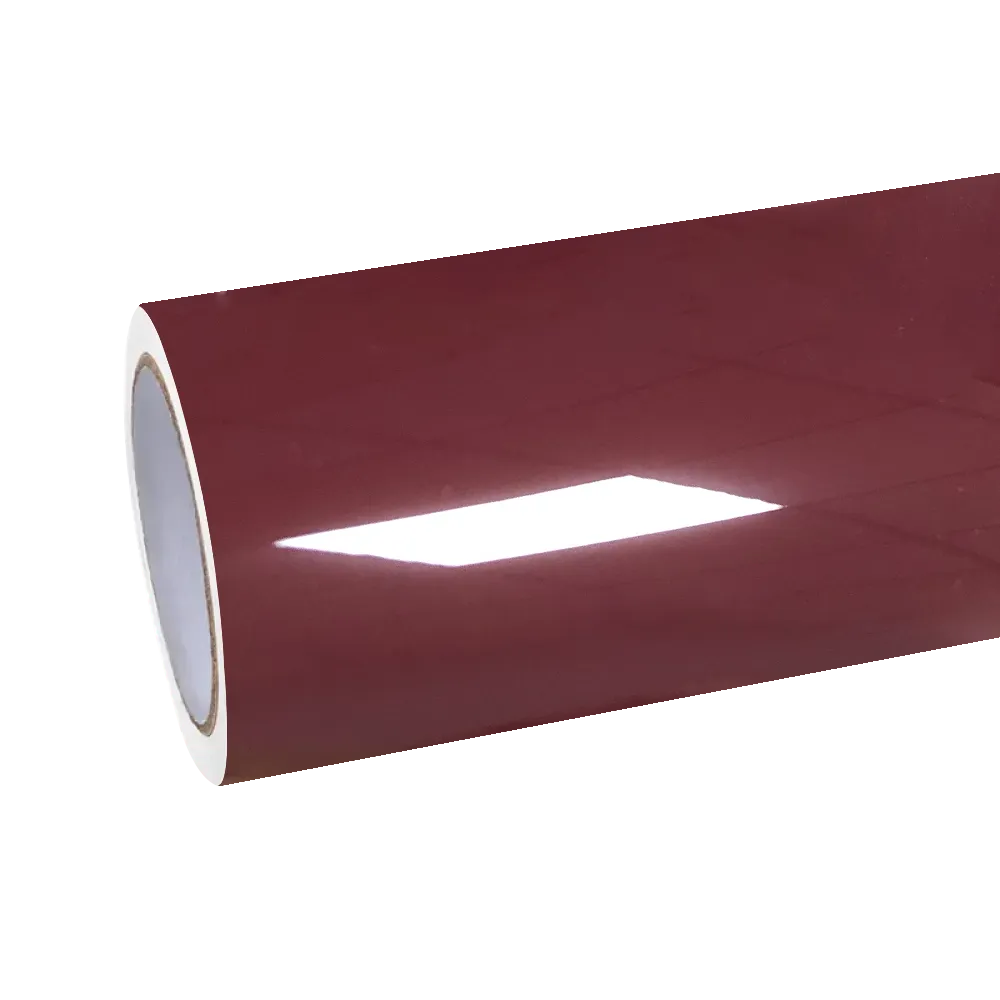 Gloss Metallic Ancora Red Car Vinyl Wrap PET