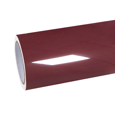 Gloss Metallic Ancora Red Car Vinyl Wrap PET 01