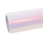 Gloss Metallic Chameleon Diamond Pollen Pink White Car Vinyl Wrap 