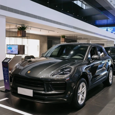 Gloss Metallic Volcano Grey Car Vinyl Wrap 02