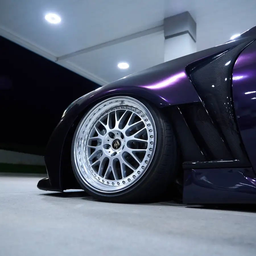 Gloss Metallic Ghost Midnight Purple Car Vinyl Wrap PET