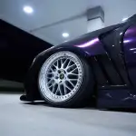 Gloss Metallic Ghost Midnight Purple Car Vinyl Wrap PET