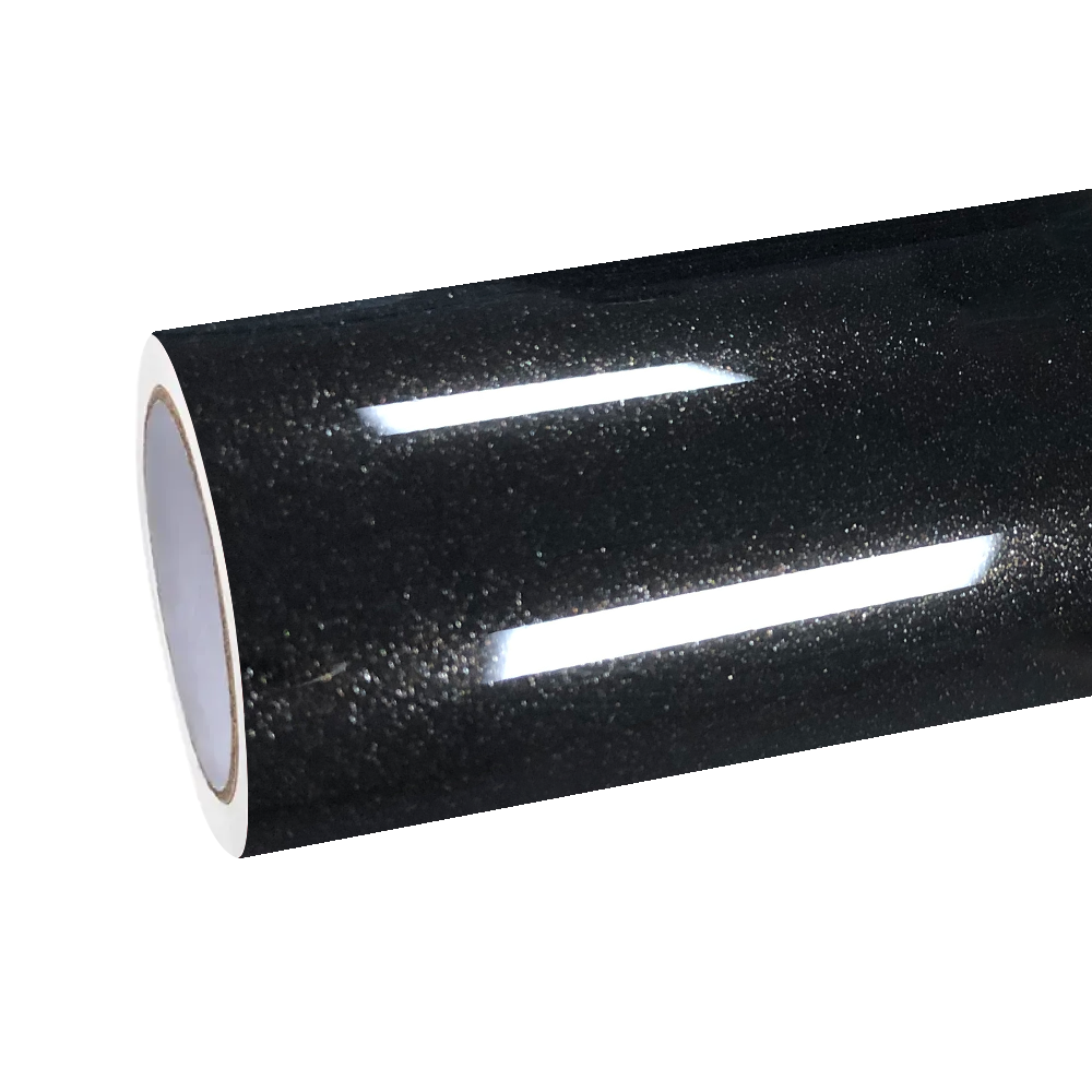 Gloss Metallic Diamond Graphite Grey Car Vinyl Wrap BMW PET 