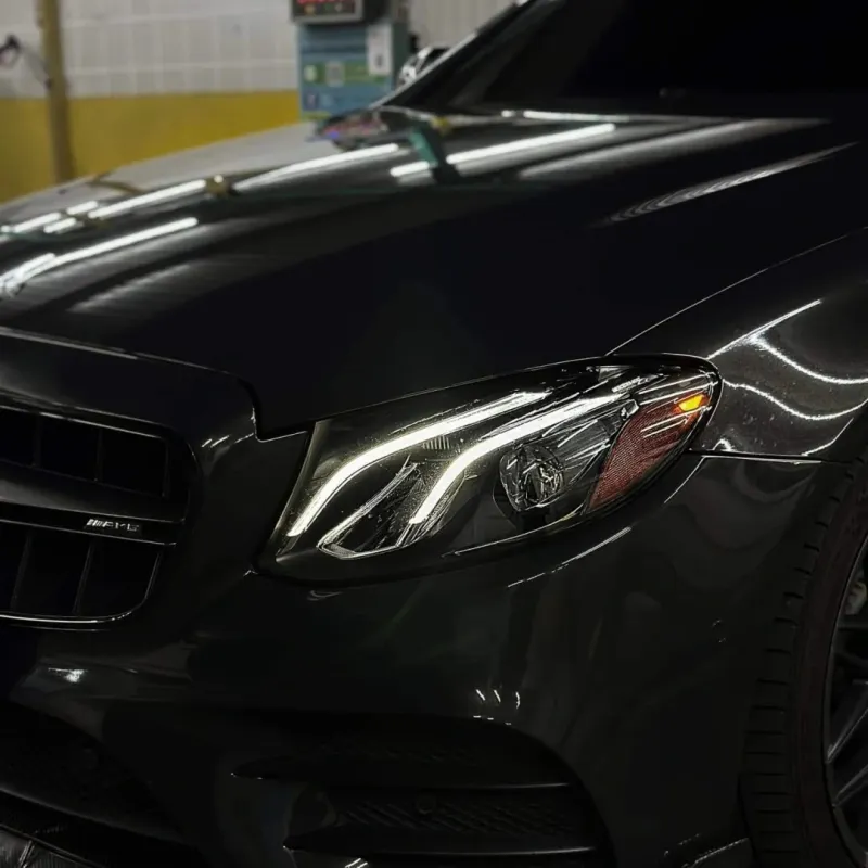 BMW Gloss Metallic Diamond Graphite Grey Car Vinyl Wrap