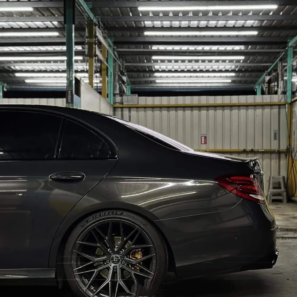 BMW Gloss Metallic Diamond Graphite Grey Car Vinyl Wrap