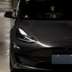 BMW Gloss Metallic Diamond Graphite Grey Car Vinyl Wrap