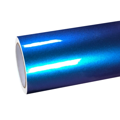 Gloss Chameleon Blue Purple Car Vinyl Wrap 01