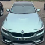 Gloss Metallic Hadlin Green Car Vinyl Wrap PET