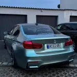 Gloss Metallic Hadlin Green Car Vinyl Wrap PET
