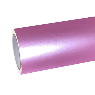 Gloss Metallic Shell Pink Car Vinyl Wrap 01