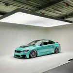 Gloss Sparkle Glitter Tiffany Blue Car Vinyl Wrap