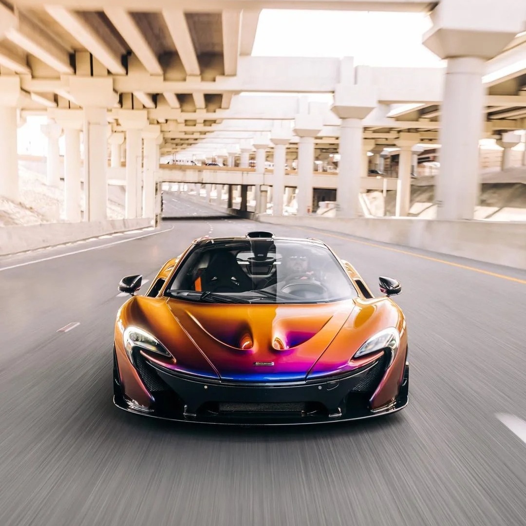 Gloss Metallic Flowing Phantom Purple Chameleon Car Vinyl Wrap