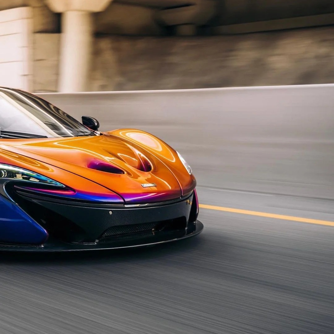 Gloss Metallic Flowing Phantom Purple Chameleon Car Vinyl Wrap