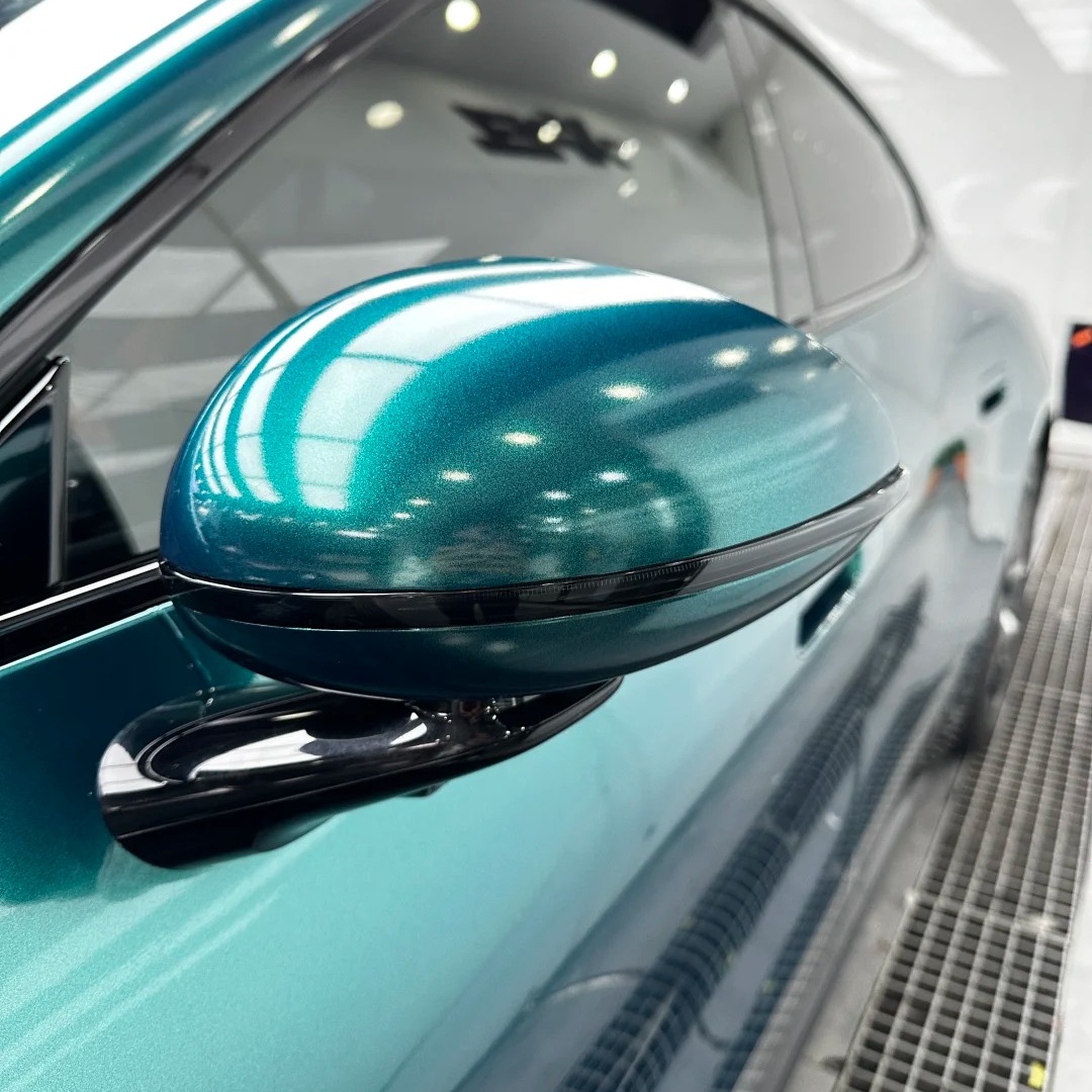 Gloss Metallic Chameleon Deep Sea Green Car Vinyl Wrap PET