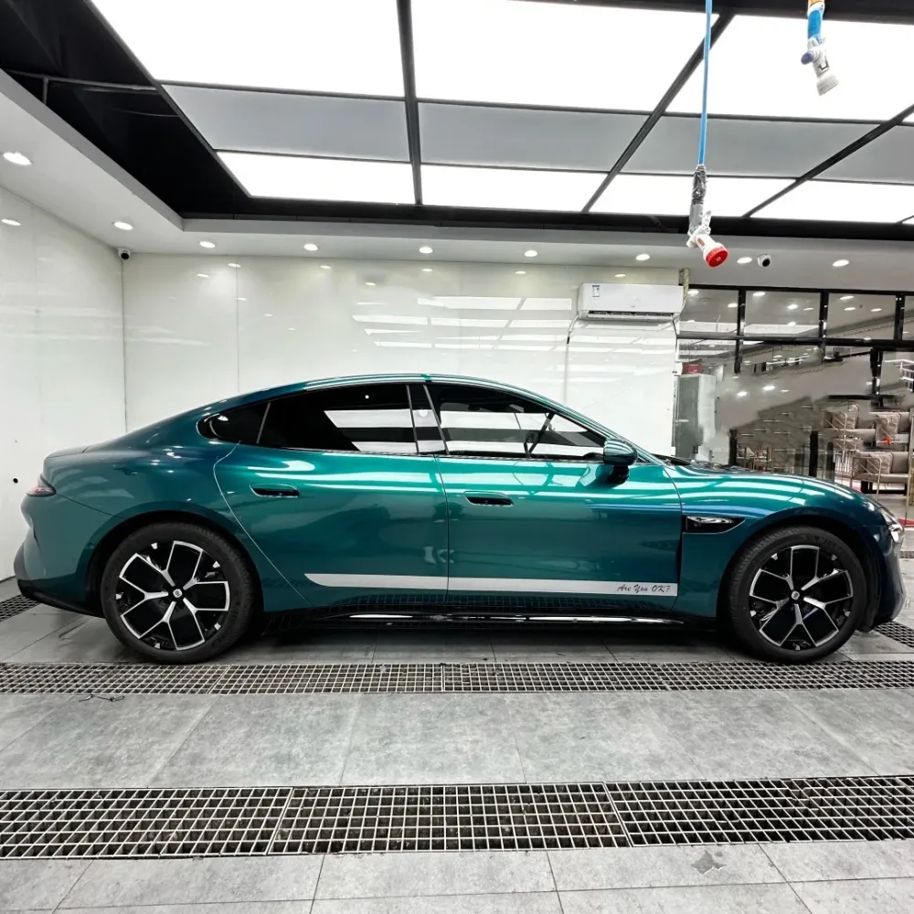 Aluko Gloss Metallic Deep Sea Green Car Vinyl Wrap PET