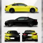 Aluko Fade Wrap Black To Green Custom Vinyl Wrap