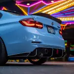 Gloss Macaron Baby Blue Car Vinyl Wrap PET