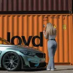 Hadlin Green Car Vinyl Wrap 