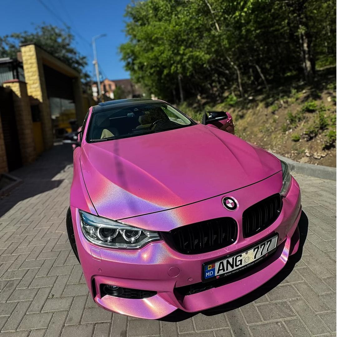 Gloss Metallic Rainbow Laser Pink 