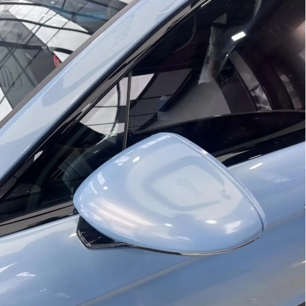 Gloss Metallic Ice Blue Car Vinyl Wrap PET