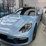 Gloss Metallic Ice Blue Car Vinyl Wrap PET
