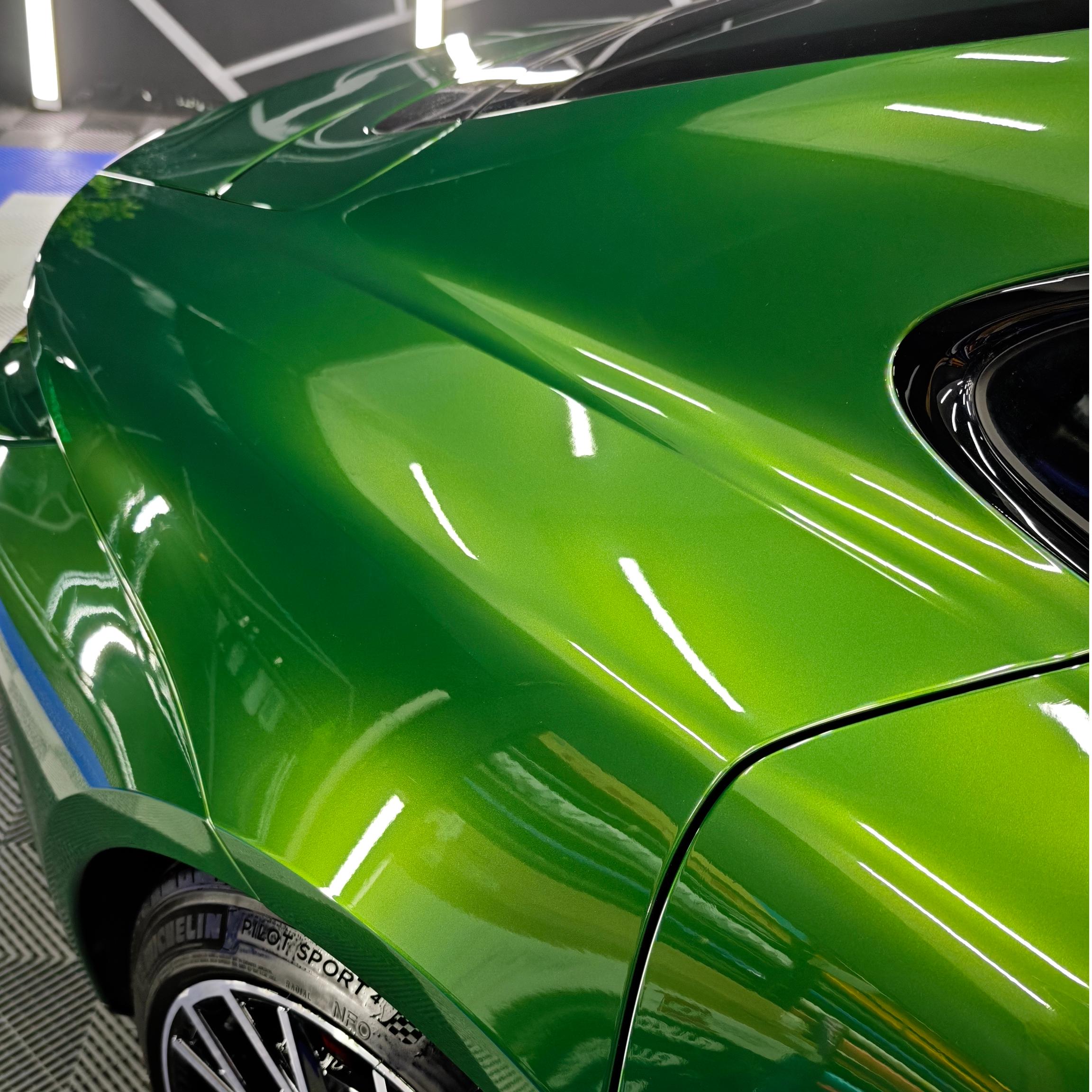 Gloss Metallic Sonoma Green Car Vinyl Wrap PET