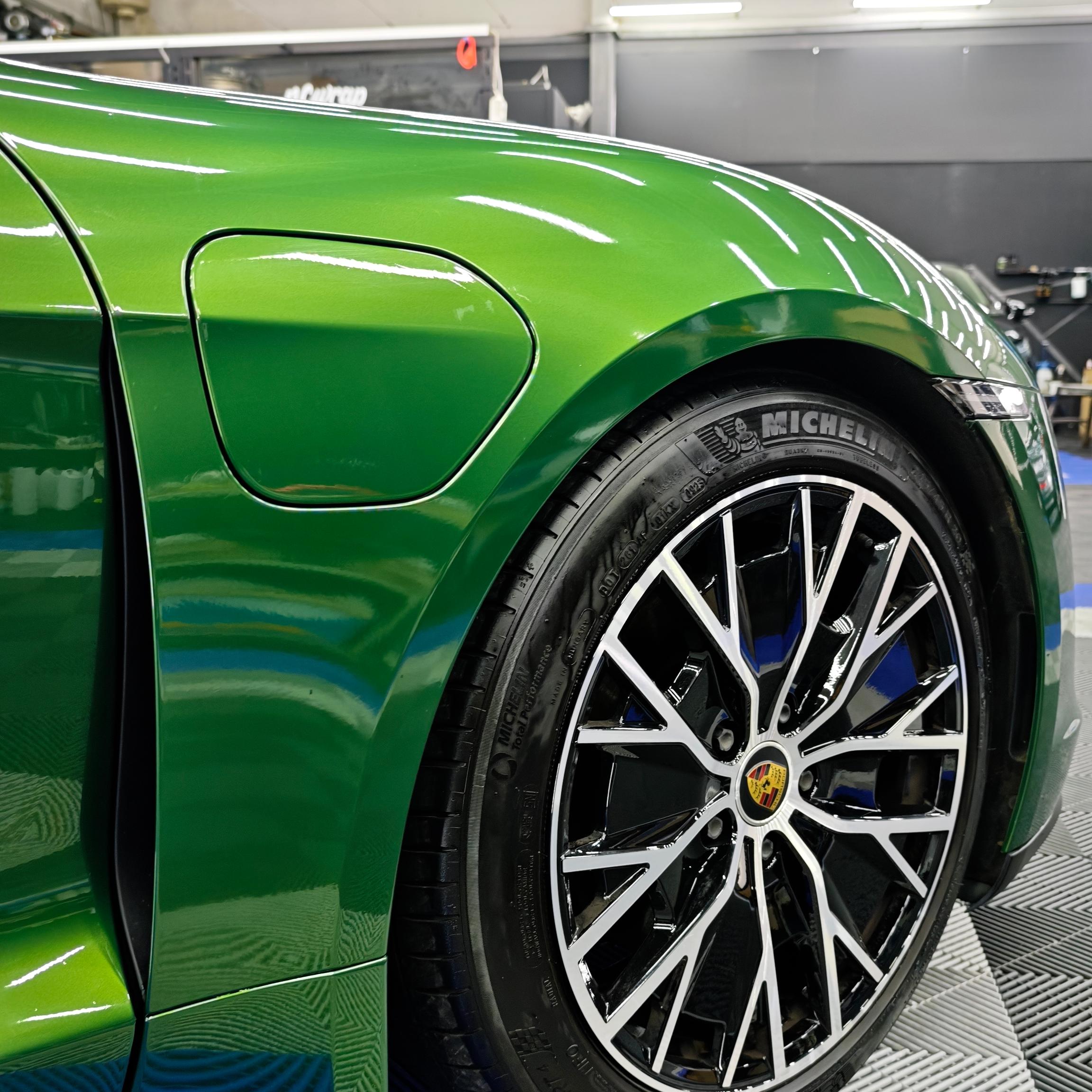 Gloss Metallic Sonoma Green Car Vinyl Wrap PET