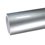 Gloss Metallic Liquid Silver Car Vinyl Wrap PET