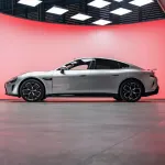 Gloss Metallic Liquid Silver Car Vinyl Wrap PET