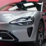 Gloss Metallic Liquid Silver Car Vinyl Wrap PET