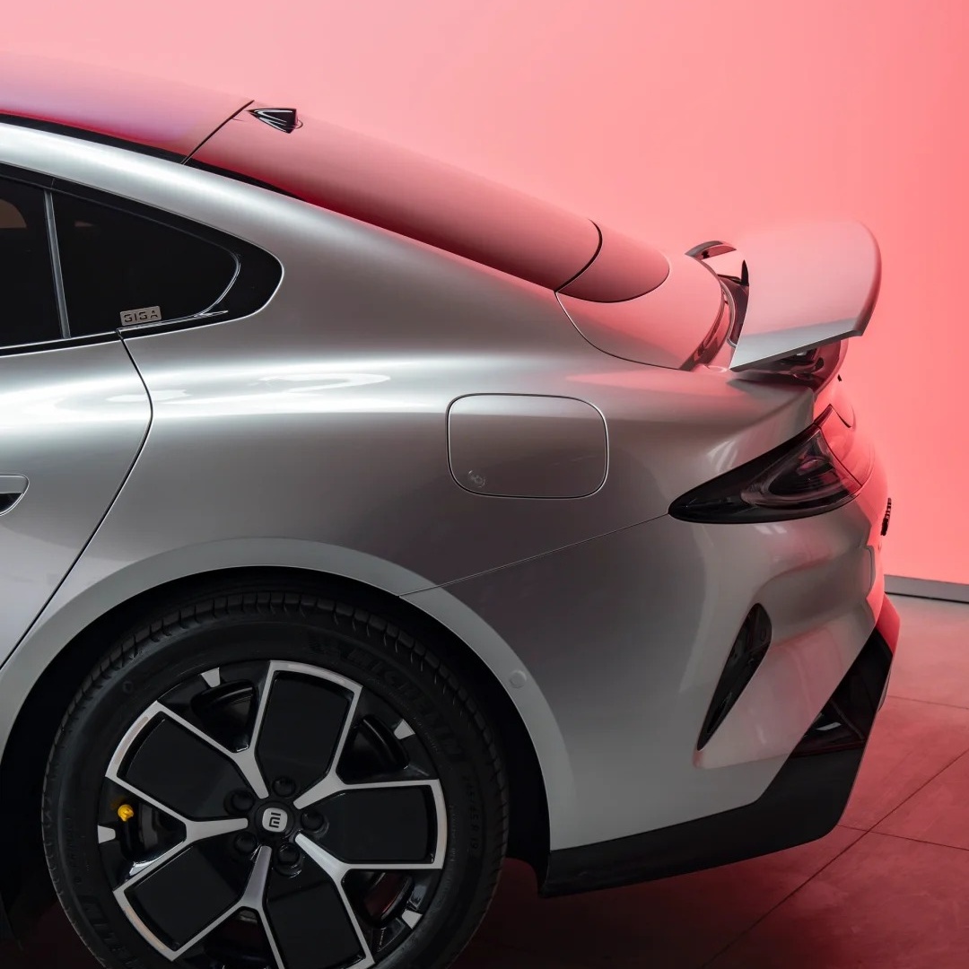 Gloss Metallic Liquid Silver Car Vinyl Wrap PET