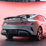 Gloss Metallic Liquid Silver Car Vinyl Wrap PET