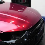 Gloss Metallic Pagoda Red Car Vinyl Wrap PET