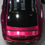Gloss Metallic Pagoda Red Car Vinyl Wrap PET