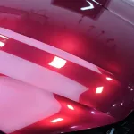 Gloss Metallic Pagoda Red Car Vinyl Wrap PET